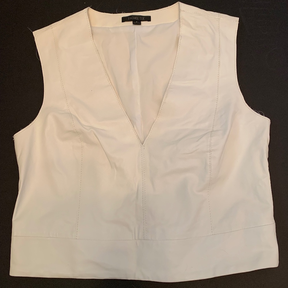 Lamb leather vest